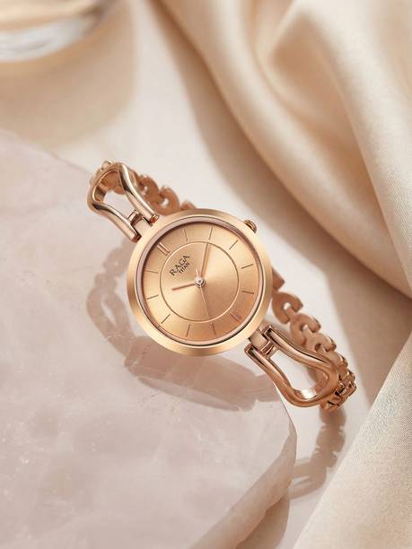 Titan Raga Rose Gold Dial Rose Gold Metal Strap Analog Watch - For Women NT2724YM01,NCTH1780911,2724YM01,NU2724YM01,NU2727WM01