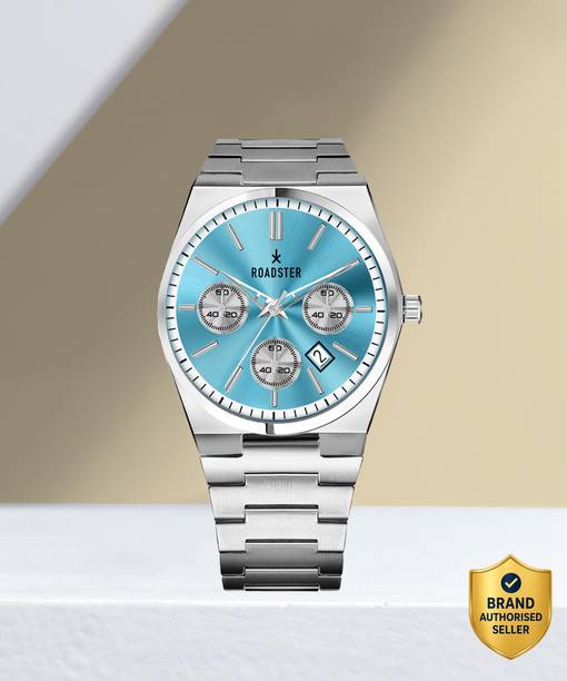 Roadster RDSTR-9506 Roadster Stainless Steel Chain Watch For Mens Quartz Wrist Chrono Brand Classic Analog Watch  - For Men