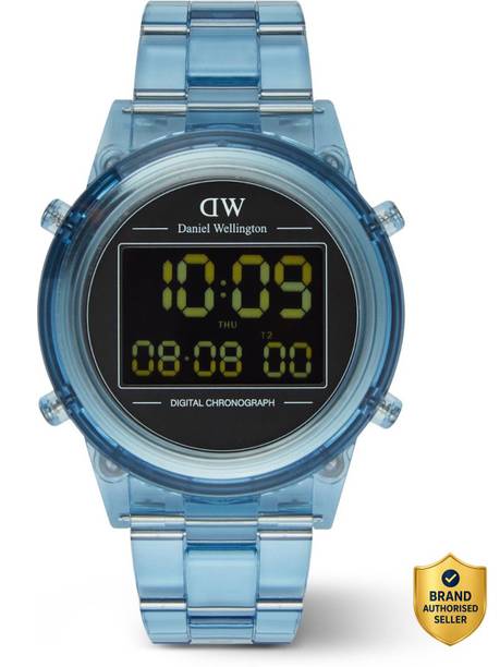 Digital Black Round Dial Analog Watch Digital Watch  - For Men DW00100770K