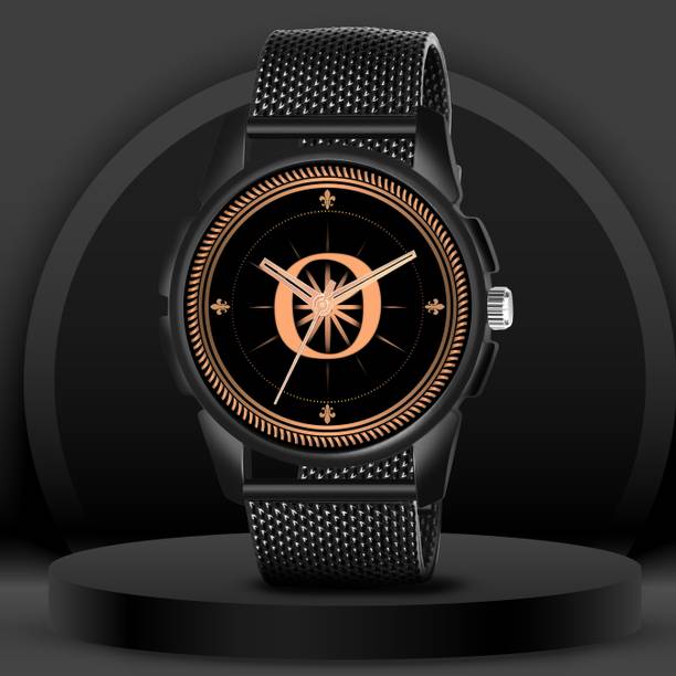 Red Robin ALPHA-O-J16-BLK-SFR-1 Alpha Heritage Collection O Black Strap Watch for Man & Boys Analog Watch  - For Men