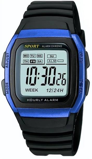 Sport Alarm Chrono Digital Watch for Boys & Kids with LED Display and Daily Alar Digital Watch  - For Boys & Girls TSU-SPORT-BLUE01