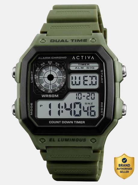 Activa By Invicta Black Dial Digital Watch  - For Men ACW1299-002