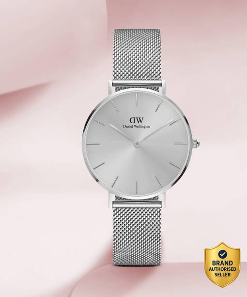 Petite Unitone Silver color Round - 32 mm diameter Analog Watch  - For Women DW00100468