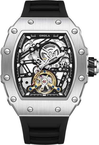 Mens Watch Automatic Mechanical Skeleton Dial Luxury wrist Watch For Men Analog Watch  - For Men 3854