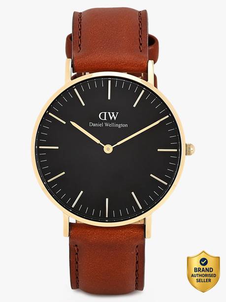 Classic St Mawes 36mm Black Dial Analog Watch  - For Men & Women DW00100545K