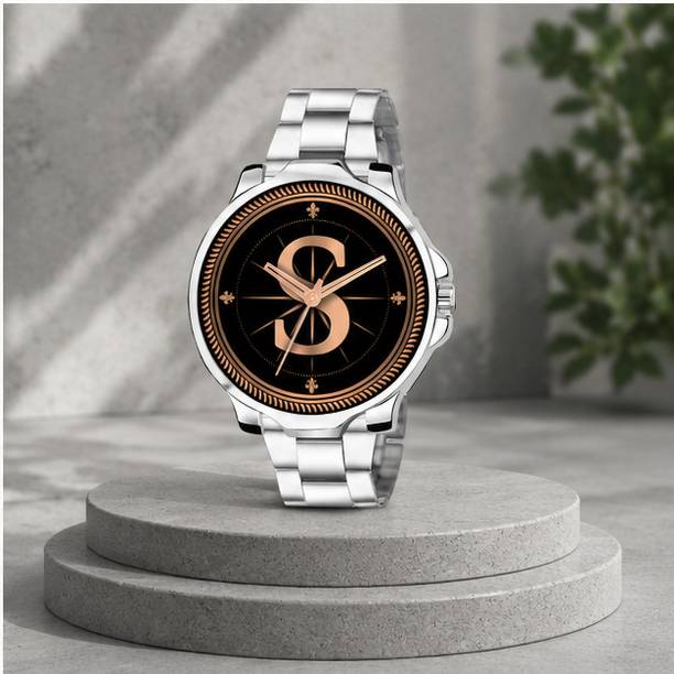 Atix ALPHA-S-3K-SIL-CHAIN-at75 ALPHA-S-3K-SIL-CHAIN-at75 Analog Watch  - For Men