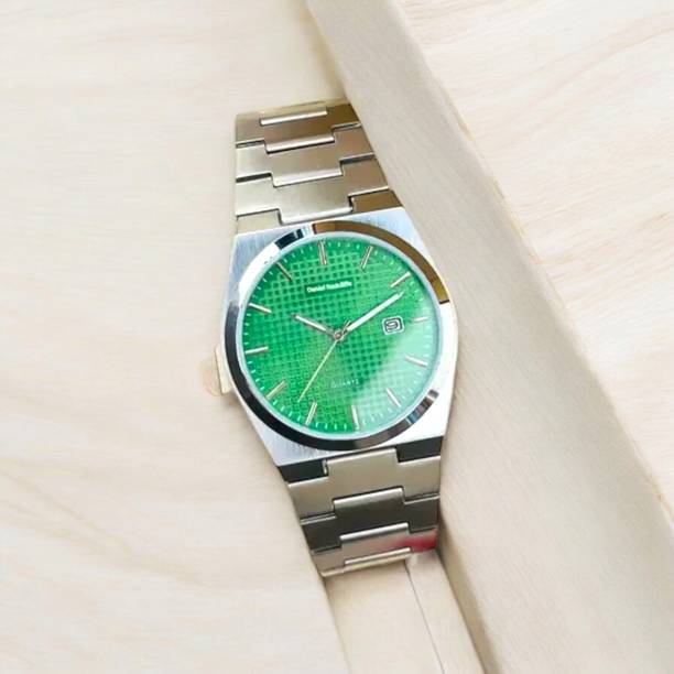 Analog Watch  - For Men TIME-DATE-GREEN