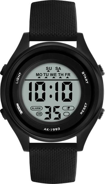 Multi Functional Unisex Sports Soft Silicone Strap For Age Above 7 Years Digital Watch  - For Boys & Girls DIG-027