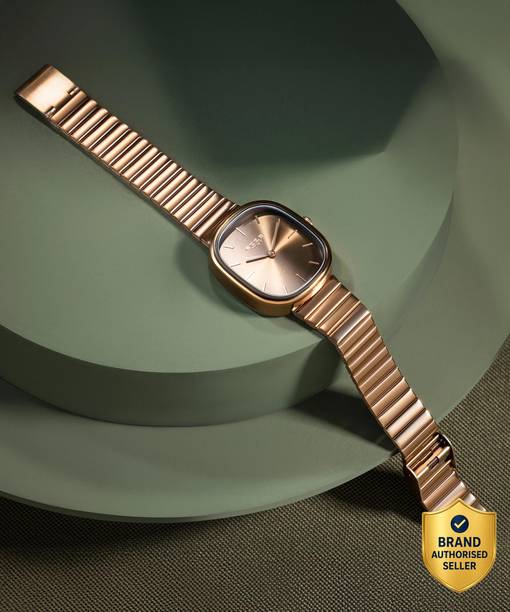 Sonata Poze Quartz Brown Dial Brown Mesh Strap Analog Watch  - For Women SP80074QM01W