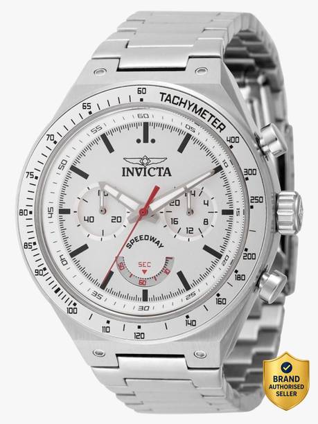 Speedway Quartz Silver Dial Analog Watch - For Men 49378