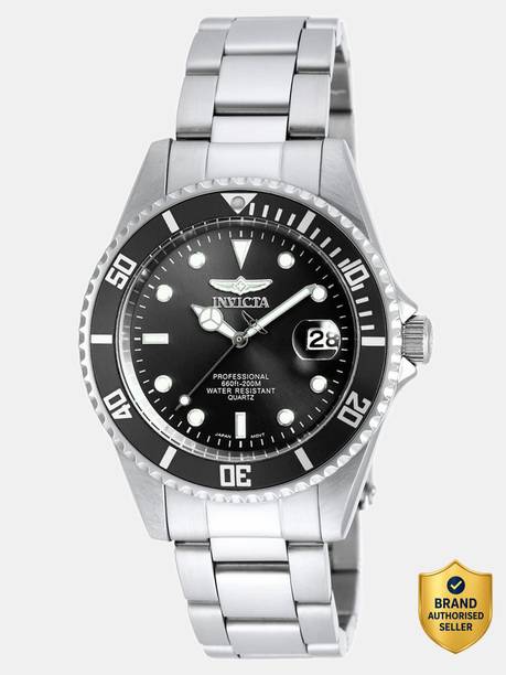 Pro Diver Quartz Black Dial Analog Watch - For Men 8932OB