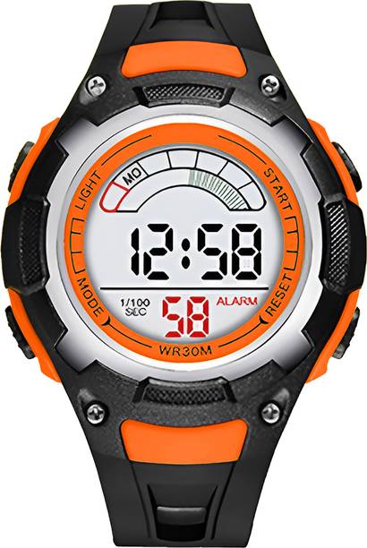 Time Up Mega Dial Student 7-16 Years Big Size,Alarm,Stopwatch,NightLight Function Waterproof Digital Watch  - For Boys & Girls