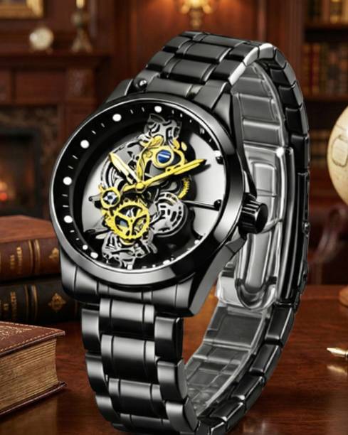 Luxury Skeleton Automatic Mechanical Watch Analog Watch  - For Men SKEL-MECH-B22