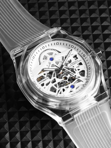 french connection white textured dial | automatic watch for men's | fca09-3 analog watch  - for men fca09-3