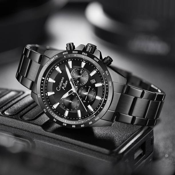 Multifunction Luxury Business & Sports Watch with Date – Model CA-8891 Analog Watch  - For Men Chrono_Analog_Black_SS_Quartz_Luxury
