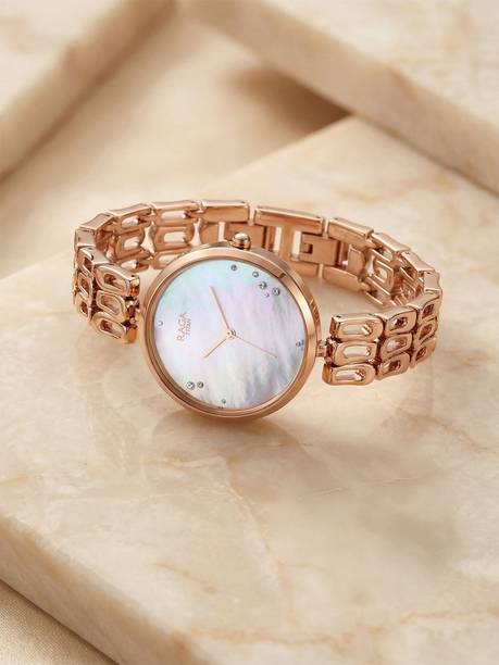 Titan Raga Chic MOP Dial Rose Gold MetalStrap Analog Watch - For Women NT2659WM01,NU2659WM01