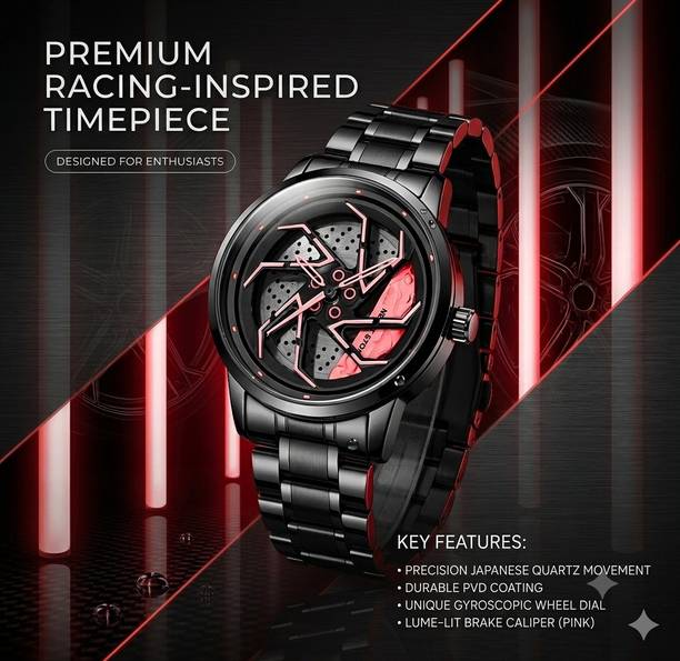 Wheel watch 2.0 Analog Watch  - For Boys Wheel luxury rolling analog watch for men