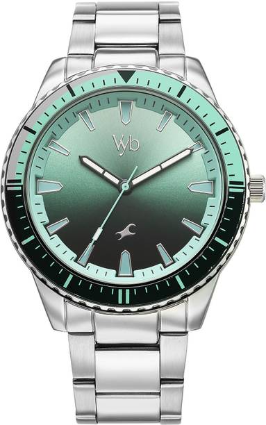 Manifester Quartz Silver Dial Steel Stainless Steel Strap Analog Watch - For Men FV30050KM01