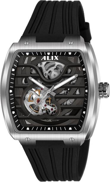 Alix AL2915 Stainelss Steel Silver Round Dial Analog Watch  - For Men
