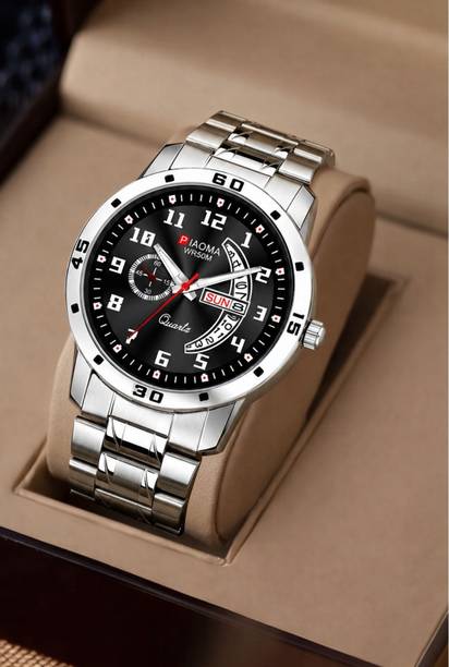 Day And Date Functioning High Quality Combo Of King Printed Bracelet Analog Watch  - For Men PWRM-King