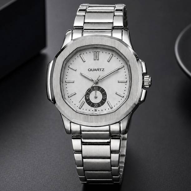 Shaded Silver Analog Watch  - For Men Shaded