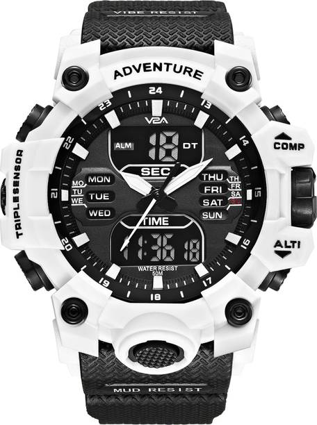 Analog-Digital Watch - For Men Stylish Trendy Water-Resistant Casual Sports