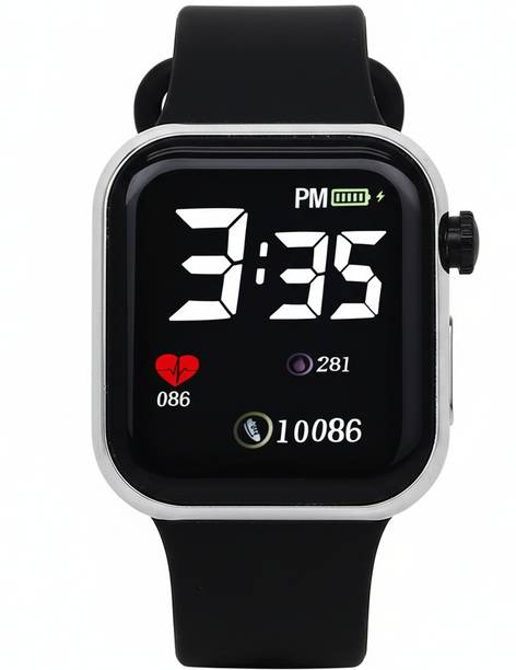 Digital Watch  - For Boys & Girls LED Digital Watch | Metal Look Bezel | Date and Month Display