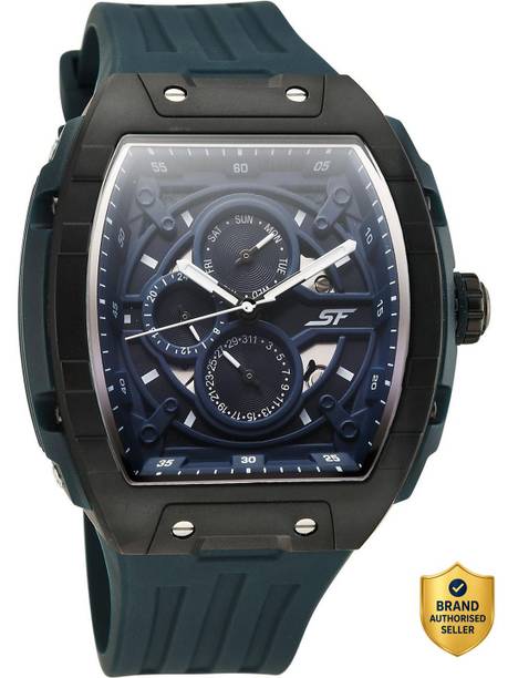 SF Maiden Voyage Multifunction Blue Dial Blue Silicon Strap Analog Watch - For Men NU77180PP03