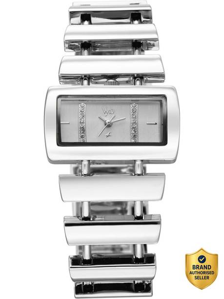 Fastrack Vyb Siren Quartz Silver Dial Silver Alloy Strap Analog Watch  - For Women FV60144SM01W