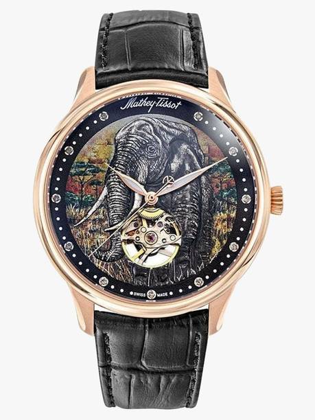 Swiss Made Edmond Automatic Handcrafted Multicolor Dial Analog Watch - For Men MC1886PEL