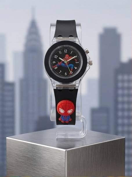 Analog Watch  - For Boys & Girls SPD-BLK-001