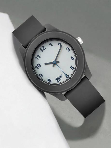 Zoop School Edition White Dial Black Polyurethane Strap Analog Watch - For Boys & Girls NU26019PP05,NU26019PP05,NV26019PP05W