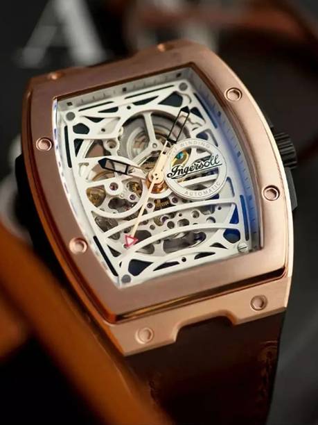 Automatic Silver Skeleton Dial With Lifetime Warranty Analog Watch - For Men I12303