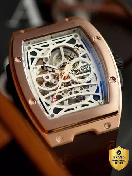 Automatic Silver Skeleton Dial With Lifetime Warranty Analog Watch - For Men I12303