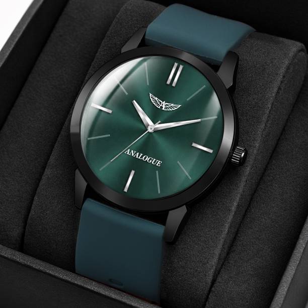 Minimalist Slim Series | Smart Strap | Smart Clip | Soft Silicon | Boys Analog Watch  - For Men ANLG-908-TEAL-TEAL