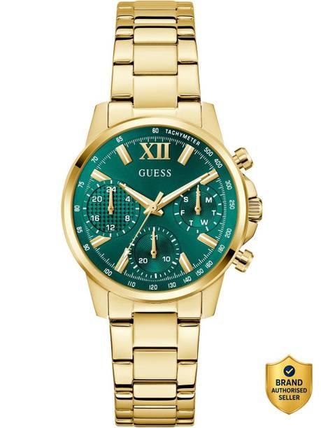 Green Round Dial Analog Watch - For Women GW0933L6