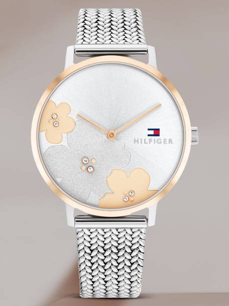 Tommy Hilfiger Silver Dial Silver Stainless Steel Strap Analog Watch - For Women TH1782604,NTTH1782604