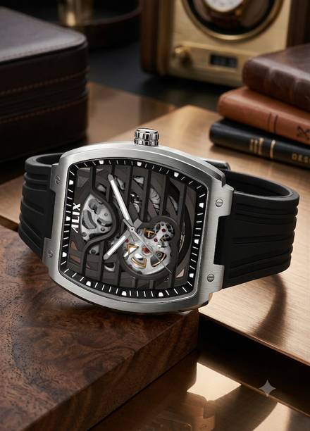 Alix AL2915 Stainelss Steel Silver Round Dial Analog Watch  - For Men