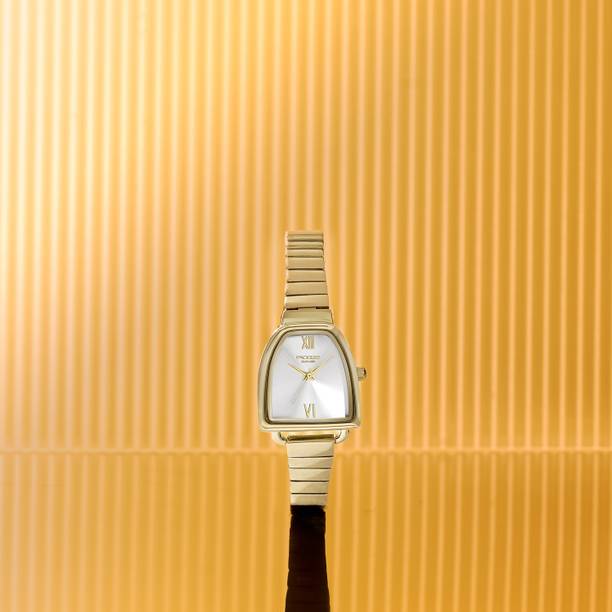 Sonata Poze 7 Silver Dial IPG Alloy strap Strap Analog Watch - For Women SP80154YM01W