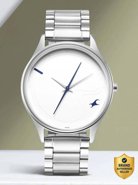 Fastrack Fastrack Stunners White Dial Silver Metal Strap Analog ...