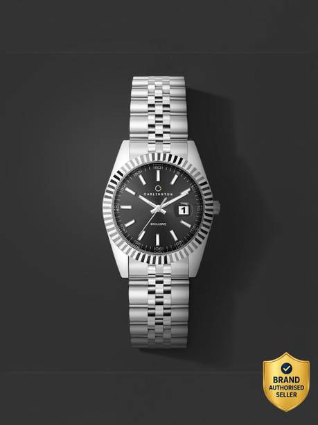 Carlington exclusive Series Premium Ladies Wrist Watches Analog Watch - For Women 8811 Steel Black