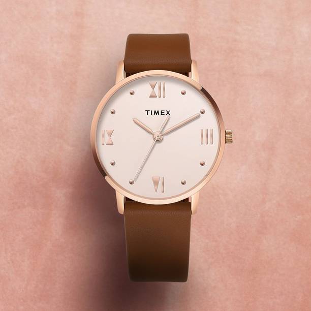 3Hands, Cream Dial Analog Watch - For Women TWEL15621