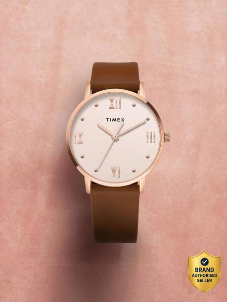 3Hands, Cream Dial Analog Watch  - For Women TWEL15621