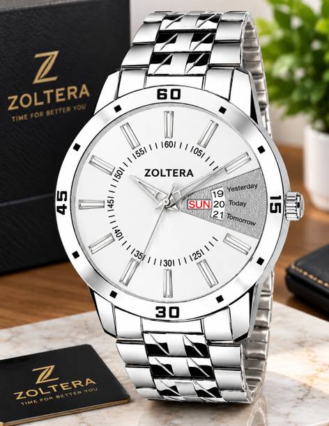 Zoltera Zoltera Trendy Stainless Steel Chain Watch For Boys , Analog Watch - For Men