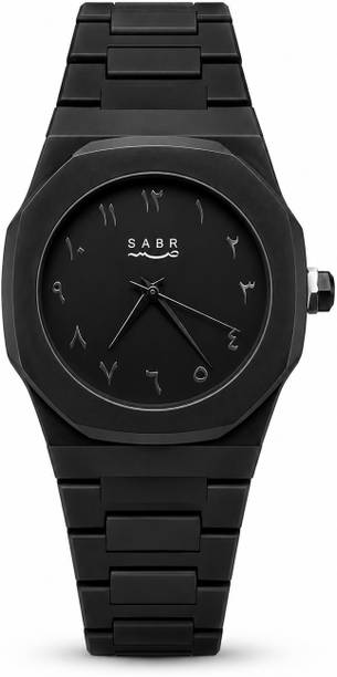 Stealth Analog Watch  - For Men SABR Stealth Arabic Dial Analog Watch for Men | Matte Black Finish