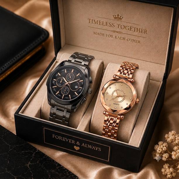 Royal Harmony Series Analog Watch  - For Couple LuxuryBond-02