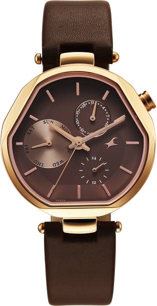 Fastrack Tik Tok 5.0 Quartz Brown Shaped Dial Women's Watch / Analog Watch - For Men 6319WL01