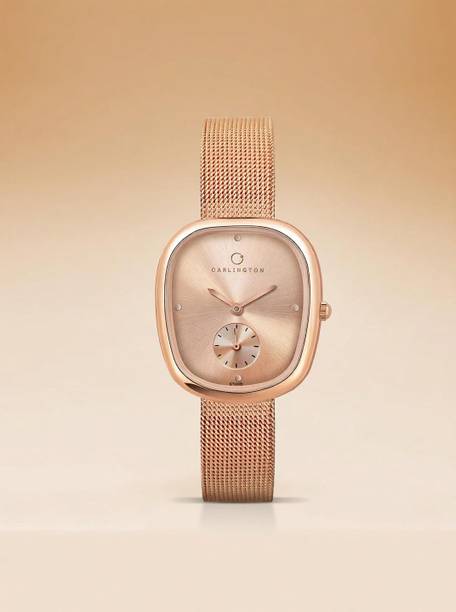 Carlington Iconic Series Premium Ladies Wrist Watches Analog Watch - For Women CT 2048 RoseGold