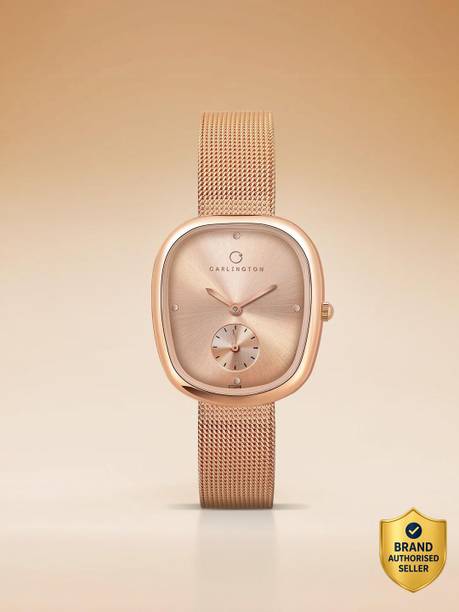 Carlington Iconic Series Premium Ladies Wrist Watches Analog Watch - For Women CT 2048 RoseGold