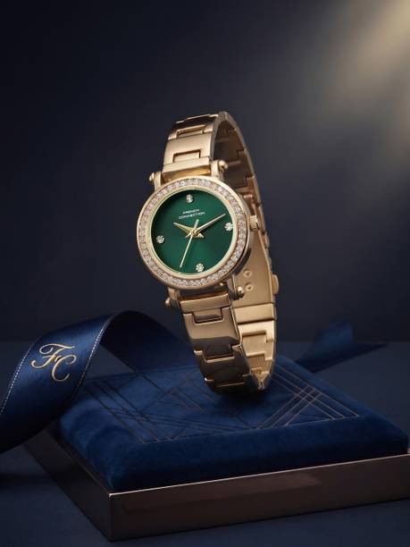 French Connection Green Round Quartz Analog Watch - For Women FCUS007NGM